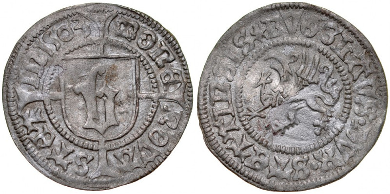 Pomorze, Bogusław X 1478-1523, Wit 1503, Szczecin. Kop. 4136, zwykła, obiegowa m...