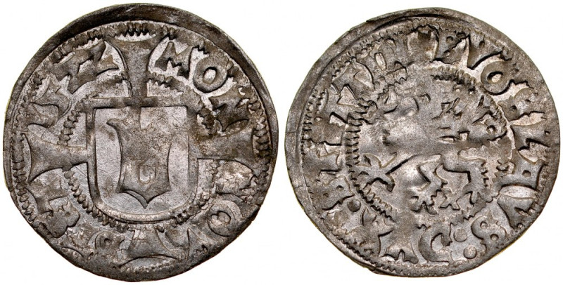 Pomorze, Bogusław X 1478-1523, Wit 1522, Szczecin. Kop. 4155, Dbg.P 432, lustro ...