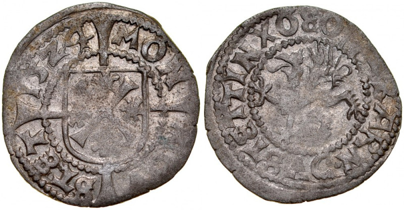 Pomorze, Jerzy I i Barmin IX Pobożny 1523-1531, Wit 1524, Szczecin. Kop. 4205 R6...