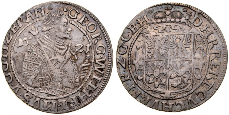 Prusy Książęce, Jerzy Wilhelm 1619-1640, Ort 1621, Królewiec. Kop. 3911 R6, Shat...