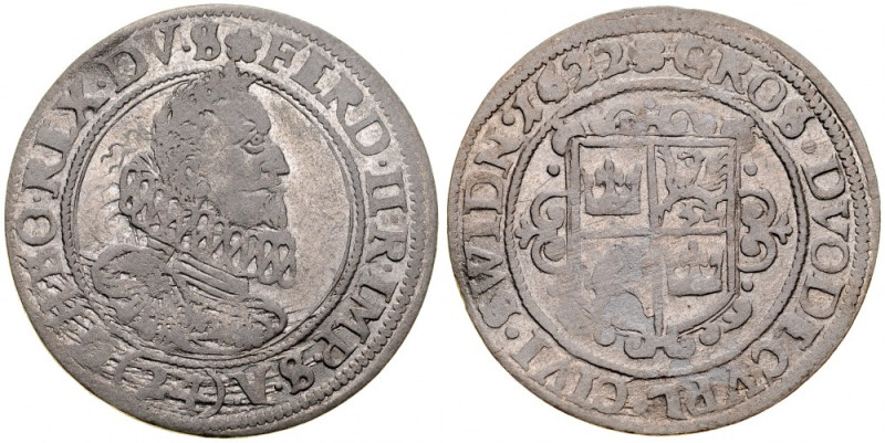 Śląsk, Ferdynand II 1619-1637, 24 krajcary 1622, Świdnica. Kop. 8744, FuS 3604, ...