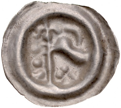 Pomorze Wschodnie, Świątopełk II Wielki 1217-1266, Brakteat guziczkowy, Pomorze ...