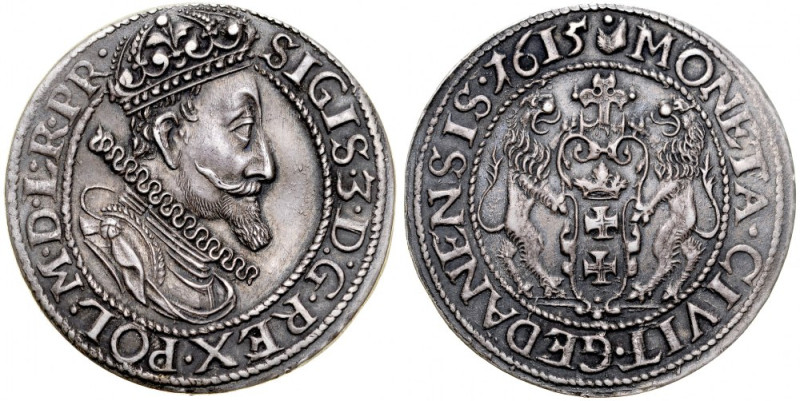 Zygmunt III 1587-1632, Ort 1615, Gdańsk. Kop. 7488, Gum. 1382,&nbsp; Shatalin G1...