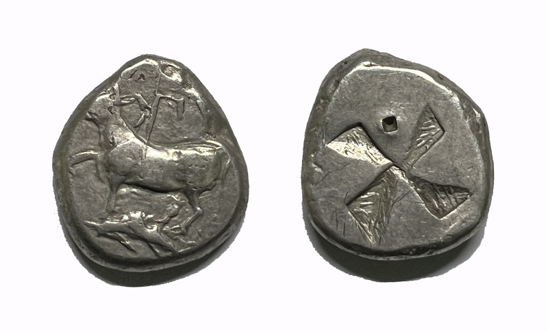 Thrace, Byzantion. Circa 340-320 BC. AR Siglos (5.40 gm). Persic weight standard...