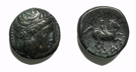 Philip II - King: 359-336 B.C Bronze 17mm