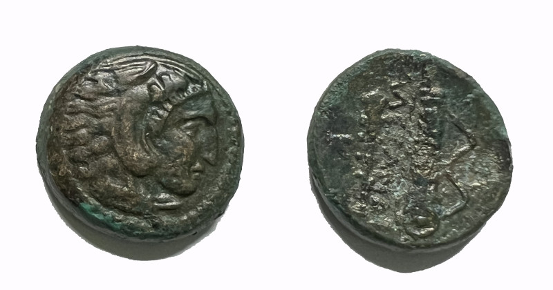 Kingdom of Macedon, Alexander III.
Uncertain mint in Macedon, 336-323 BC. Æ19, 6...