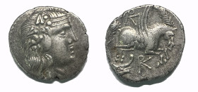 KORKYRA. Korkyra. Roman rule (Circa 229-48 BC). Didrachm