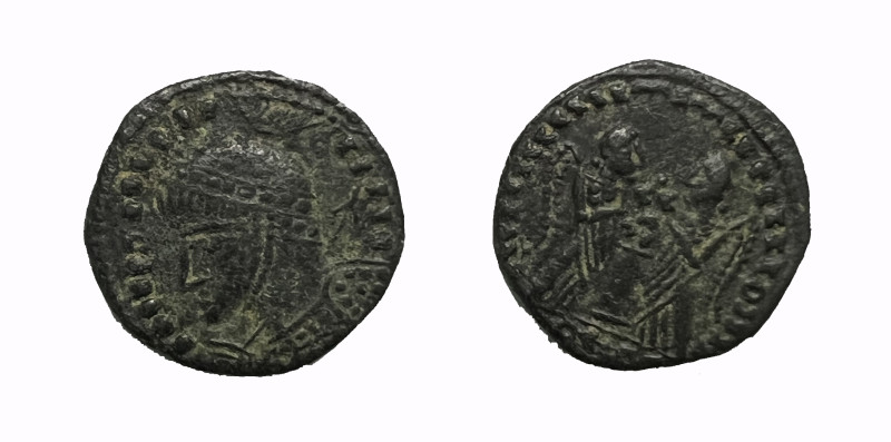 Constantine I the Great AD 306-337. Contemporary barbaric imitation 3.2gr, 17.7m...