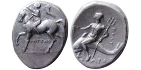 CALABRIA, Tarentum. ca. 280-272 BC. AR Nomos.