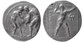 PAMPHYLIA, Aspendos. ca. 380/75-330/25 BC. AR Stater