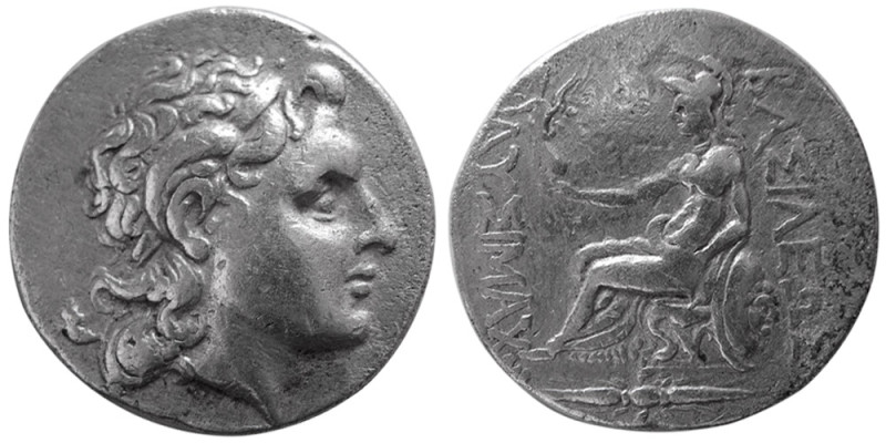 KINGS of THRACE, Lysimachos. circa 297-282 BC. AR Tetradrachm (16.91 gm; 29 mm)....