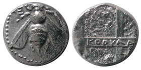 IONIA, Ephesus. circa 335-320. AR Hemidrachm. Rare.