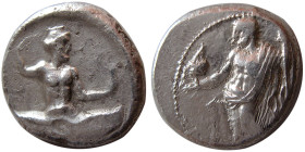 CILICIA. Issos. Tiribazos, Satrap of Lydia, 388-380 BC. AR Stater. Rare.