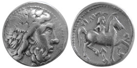 CELTIC. Eastern Europe. Imitating Philip II of Macedon. AR Tetradrachm
