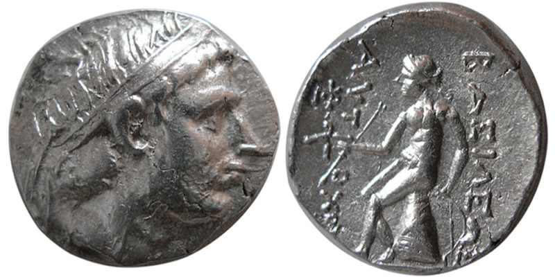 SELEUKID KINGS, Antiochus III, 222-187 BC. AR Drachm (4.25 gm; 17 mm). Antioch, ...
