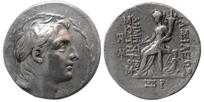 SELEUKID KINGS. Demetrios I. 162-150 BC. AR Tetradrachm (16.43 gm; 28 mm). Antio...