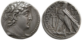 SELEUKID KINGS, Demetrios II. Second Reign, 130-125 BC. AR Tetradrachm