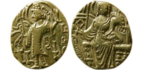 KUSHAN KINGS of INDIA, Kipunadha. 330-360 AD. Gold Stater