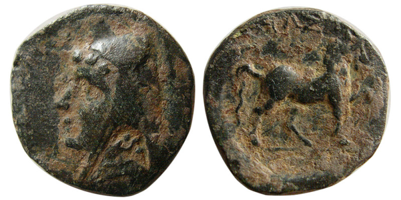 KINGS of PARTHIA. Phriapatius. Ca. 185-179 BC. Æ chalkous (3.86 gm; 17 mm). Mith...