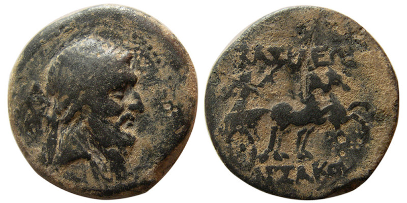 KINGS of PARTHIA. Mithradates I. 164-132 BC. Æ Tetrachalkon (7.59 gm; 23 mm). Ki...