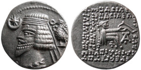 KINGS of PARTHIA. Phraates IV (38/7-2 BC). AR Drachm. Ekbatana mint.