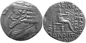 KINGS of PARTHIA. Phraatakes. 2 BC.- 4 AD. AR tetradrachm. Scarce.