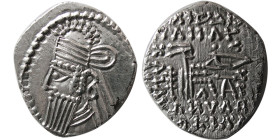 KINGS of PARTHIA. Vologases IV (AD 147-191). AR Drachm.