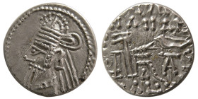 KINGS of PARTHIA. Osroes II (Circa AD. 190-208). AR Drachm