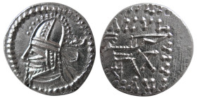KINGS of PARTHIA. Artabanos VI. AD. 212-224/7. AR Drachm. Ekbatana.