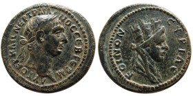 SYRIA, Seleucis and Pieria. Trajan. AD. 98-117. Æ Hexachalkon