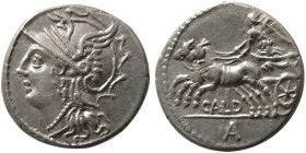 ROMAN REPUBLIC, C. Coelius Celdus. 104 BC. AR Denarius