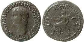 ROMAN EMPIRE, Calligula, 37-41 AD. for Germanicus. Æ As