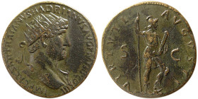 ROMAN EMPIRE, Hadrian, 117-138 AD. Æ Dupondius