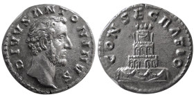 ROMAN EMPIRE, Antoninus Pius, AD. 138-161. AR Denarius