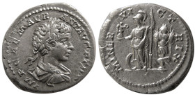 ROMAN EMPIRE, Caracalla. 198-217 AD. AR Denarius.