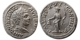ROMAN EMPIRE. Caracalla. AD. 198-217. AR Denarius