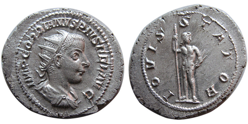 ROMAN EMPIRE. Gordian III. 238-244 AD. AR Antoninianus (3.07 gm; 25 mm). Rome, A...
