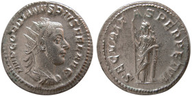 ROMAN EMPIRE. Gordian III. 238-244 AD. AR Antoninianus