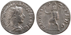 ROMAN EMPIRE. Gordian III. 238-244 AD. AR Antoninianus