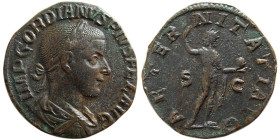 ROMAN EMPIRE, Gordian III. 238-244 AD. Æ Sestertius.