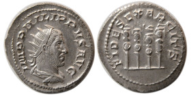 ROMAN EMPIRE. Philip I, AD. 244-249. AR Antoninianus