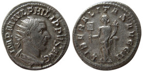 ROMAN EMPIRE, Philip I, 244-249 AD. AR Antoninianus