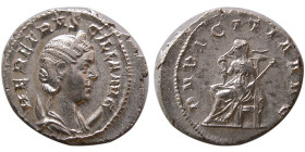 ROMAN EMPIRE. Herennia Etruscilla. 249-251 AD. AR Antoninianus