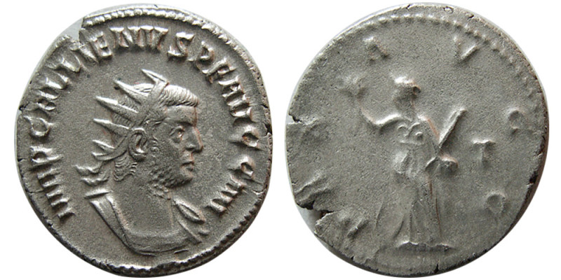 ROMAN EMPIRE. Gallienus, 253-268 AD. AR Antoninianus (3.99 gm; 22 mm). Rome, 257...