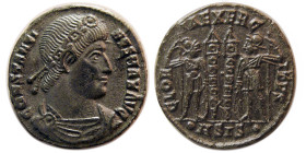 ROMAN EMPIRE. Constantine II, as Caesar, AD. 317-337. Æ Nummus