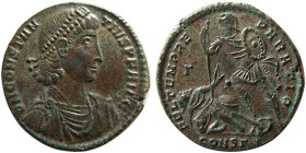 ROMAN EMPIRE, Constantius II, 337-361 AD. Æ FollisROMAN EMPIRE, Constantius II, 337-361 AD. Æ Follis