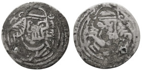 ARAB SASANIAN. Sakastan series, Imitation of Khosrau II, AR Drachm.