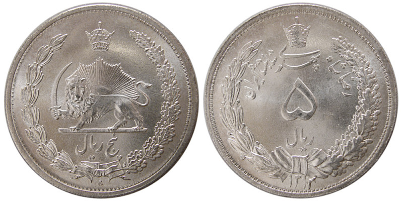 PERSIA, Pahlavi Dynasty, Reza Shah. AR 5 Rials (25.05 gm; 37 mm). dated 1312 H. ...