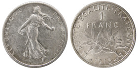 FRANCE, Republic. 1915, 1 Franc.