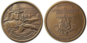 UNITED STATES. Bronze Medallion, commemorating American Revolution.